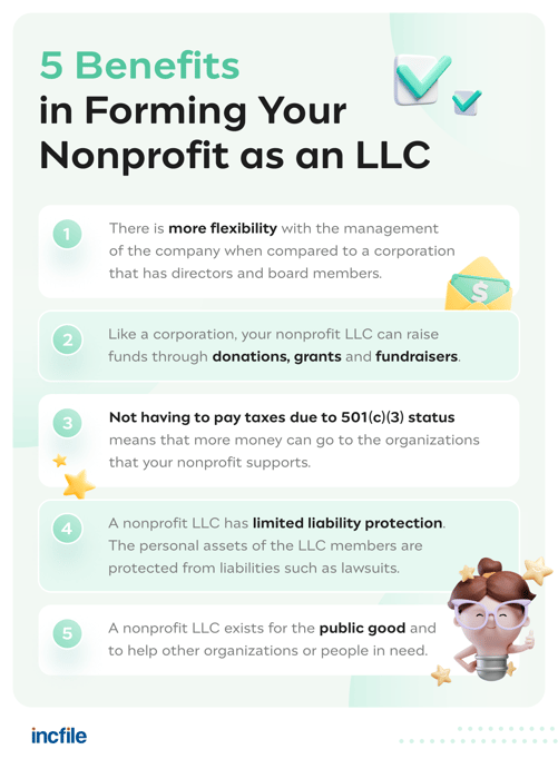 benefits of forming a nonprofit LLC